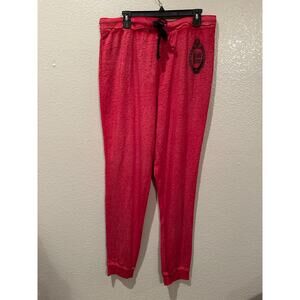 NWOT Disney Parks Haunted Mansion Blood Red lightweight Lounge Pants Joggers XL
